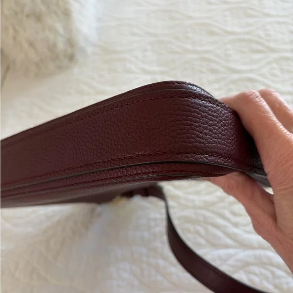 Kate Spade burgundy pebbled leather Crossbody Bag - Picture 8 of 10